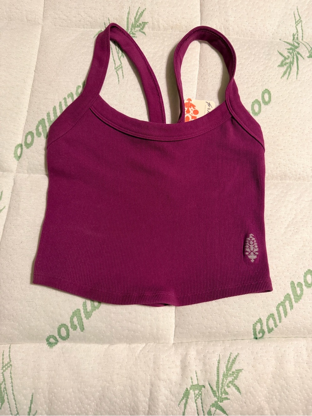 NWT FP Movement All Clear Solid Cami in Mulberry